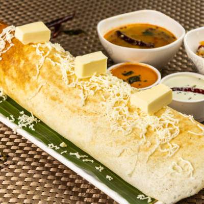 Butter Paneer Cheese Masala Dosa